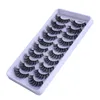 Fried Hair Eyelash 8D Faux Mink Eyelashes Fluffy Wispy Thick Strip Lashes Multilayer Reusable Handmade Lash Makeup