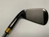 Ferto de lâmina de ferro preto Irons Forged Clubes de golfe 4-9p Eixo de aço com tampa da cabeça