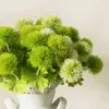 Faux blommor grönare 1 st simulering hortensia maskros rose bukett vardagsrum golvdekoration torkade blommor falsk silkblommor vas heminredning j220906