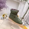 Pillow Comfore Ankle Boots Women Soft Down Shoe Designer Flat Shoes Waterproof nylon upper Winter Boots Big Size 35-41