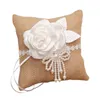 Party Decoration Wedding Ring Pillow Linen Elegant Flower Basket Decor Small White Supplies Set Dependable