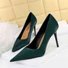 3391-2 Sandals Fashion Thin Heel Ultra High Shallow Mouth Pointed Sexy Nightclub Slim Women's Single Shoes