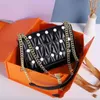 2022 Designerväskor Messenger Chain Small Square Bag Fashion Rivet Texture Single Shoulder Bag