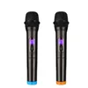 Microfoons UHF Vaste frequentie Karaoke Microfoon Dual -kanalen Draadloze microfoonsysteem Handheld Dynamische microfoon voor feestbandkerk Show T220916