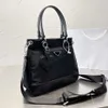 luksusowa torba czarna nylonowa torebka projektant torby