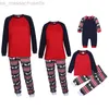 Famille Correspondant Tenues Noël Famille Correspondant Pyjamas Ensemble Dessin Animé Imprimé Père Mère Fils Fille Vêtements Adulte Enfants Vêtements De Nuit Costume Bébé Barboteuse L220916