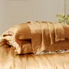 寝具セット19 Momme Mulberry Silk Set Sleeping Sleeping Naked Silky Quilt/Duvet Cover Bed Comforter Mattress Linen Pillowcases
