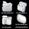Apple AirPods için Kulaklık Aksesuarları 3 Bluetooth Kulaklıklar AirPods Pro Sevimli Koruma Kablosuz Şarj Silikon Kılıf Gen 3