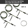 Sportlinjer fiske snabba förändringar för fisketillbehörslangar Anti Tangle Sleeve Tackle Set