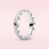 925 Anillo de boda de dise￱ador de plata original Adecuado para Pandora Jewelry Diy Mujeres Regalo