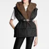 Designer Down Vest damskie odzież wierzchnia moda z klasycznym literowym rękawem kamizelki bawełniane kamizelki męskie rozmiar s-l