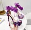 2022 High Heels sandals lady casual platform shoe colorful girls sexy dance night club shoes women fashion open toe thin heel strap sandal big size 40 41 42 No Box #H16