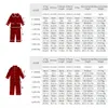 Pyjamas anpassade barn barn familj jul guld sammet pajamas röd pojke tjej klänning match kläder personlig jul present kostym 220915