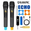 Microphones Microphon sans fil G-MARK X333 ECHO Micro portable Batterie au lithium Corps en métal pour enregistrement karaoké Discours Show Party Church T220916