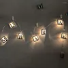 Party Decoration Eid Mubarak Handmade Wire 7/10/14 LED Light String Ramadan Islamic Battery Supply Indoor Home Decor