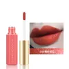 Lipgloss hydraterende matte plumper make -up waterdichte voedzame vloeibare lippenstift oranje tint