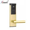 Italian door locks RFID digital key card door lock system with stainless steel panel/handle for hotel