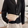 Designers de concepteurs élégants en cuir PU Nouveaux sacs de taille pour femmes packs de taille élégant sac large sangl