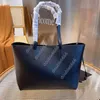 Borsa tote nera di alta qualità Borsa in pelle impermeabile di grande capacità borsa da donna borsa a tracolla stilista di moda