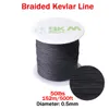 Entertainment Sports FishingFishing s 50 2000Lbs Black Kevlar Line Braided Fishing Assist Line High Tensile Strength Tactical Rope KiteRe...