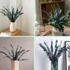 Fleurs décoratives ABSF Lot de 10 paquets d'eucalyptus séchés naturels Branches fraîches préservées pour arrangements floraux Décoration de mariage