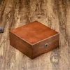 Watch Boxes Vintage Wood Display Box Organizer With Key Wooden Case Fashion Storage Packing Gift Jewelry