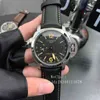 Orologi di lusso di design di alta qualità per orologio da polso meccanico da uomo, cinturino in vera pelle di diametro 44 mm, parte superiore completamente automatica