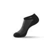 Men's Socks 5 Pairs Mens Boat Cotton No Show Coton Ankle Pack Invisivel Thin Breathable Sock For Men Plus Size 44 - 48