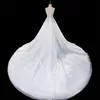 Robe de mariée chérie ivoire blanche Big Light Light Flower Sequin Robe est grande et mince my21510