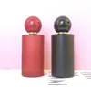 Garrafa de perfume de 50 ml port￡til spray vidro garrafa de bola de tampa de tampa de recipiente cosm￩tico TILE