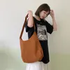 Bolsas de noite Mulheres listradas Corduroy Cordo de lona simples zíper crossbody ombro bolsa de pano ecológico bolsa de livros sólidos bolsas para meninas universitárias