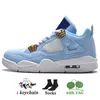 chaussures 4s Rouge et Bleu Thunder Jumpman 4 Femmes Hommes Chaussures de basket-ball Université Rose Militaire Noir Toile Columbia Blanc Oreo Sail Jumpman 4 Aj4s Chaussures de basket-ball J4