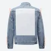 Off Denim Jacket Offs White Designer Men Jacket Vintage Washed Canvas Jacket Lapel Cardigan Offwhite Jacket Slim Painted Patch Bomber Ja 8553