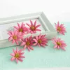 Faux Floral Greenery 10Pcs Chrysant Flower Simulation Chrysant Head Decorazione di nozze Ono Chrysant Flower Bunch Wreath J220906