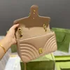 Дизайнерские женские сумки Marmont Handbags Модная классическая сумка через плечо Сумка с кожаной цепочкой