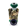 Unique Halloween Style Hookahs Hand Smoking Accessories 6 Inch Small Oil Burner Pipes Heady Glass Bongs Colorful Smoking Pipe With 18mm Joint Bowl