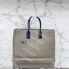Tendenza moda Borsa da donna Tote shopping bag borse top in lino Grandi borse da spiaggia Designer da viaggio Borsa a tracolla a tracolla Portafoglio