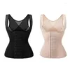 Damen Shapers Taillentrainer Body Shaper Stahlknochen Abnehmen Unterwäsche Bodysuit Slim Bauchgürtel Weste Postpartum Shapewear Korsett Damen