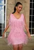 Swobodne sukienki w lupgy szyfonowy nadruk damska sukienka Summer 2022 Długie rękawy o szyja kwiatowy szlafrok zamek eleganckie panie