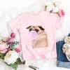 Skjortor mode casual baby bubbla blåser tecknad tryck flickor pojkar barn t shirt söt kawaii sommarkläder kort ärm