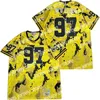 Одежда для американского футбола в колледже, которую покупатели часто покупают вместе с похожими предметами Фильм Wu Tang Clan WuTang 97 Forever Album-1997 Сшитая джерси для футбола в стиле «сделай сам»