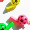 Plastfotboll Whistle Children Party Favor Toy Gifts Basketball Sports Games Whistles Fan Supports Props Multicolor Wholesale FY3915 921