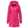 LL Femme Yoga Manches Longues Mince Doudoune Tenue Solide Couleur Puffer Manteau Sports Hiver Outwear