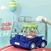 Diecast Transparent Inércia Car Baby Boy Toy S Modelo educacional para bebês meninos Toys de carro de 1 ano Criança infantil GIF de aniversário 0915