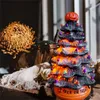 Objets décoratifs Figurines Halloween Glow Tree Décorations de table Ornements lumineux pour cadeaux 220915