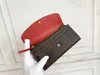 مصممي النساء الرجعية الطويلة مع صندوق الغبار مربع 9 ألوان كلاسيكية محفظة جلدية ليدي جلود أكياس عملة النساء محفظة محفظة.