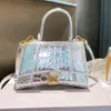 2022 Fashion Women Handbag Luxury Designer Bags White Black Leather Embroidery Multicolor Single Shoulder Large Capacity Bucket Bag Crossbody Purses Handbags