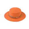 Bérets femmes chapeau de paille à bord plat filles chapeau de soleil Chapeu Feminino pour Panama été plage femme décontracté dame