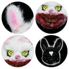 Maschere per feste Maschera di coniglietto di peluche insanguinato Maschera di festival di fantasmi di Halloween Maschera di orrore di Halloween con copricapo di coniglio sanguinante realistico 220915