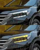 Phares LED complets pour Honda CR-V CRV 2012 – 2014, clignotants à double lentille, feux de route, phares de jour